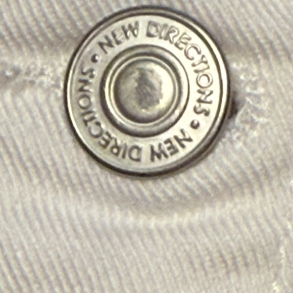 New Directions White Jean Jacket Lightweight Size 1X - Picture 4 of 8